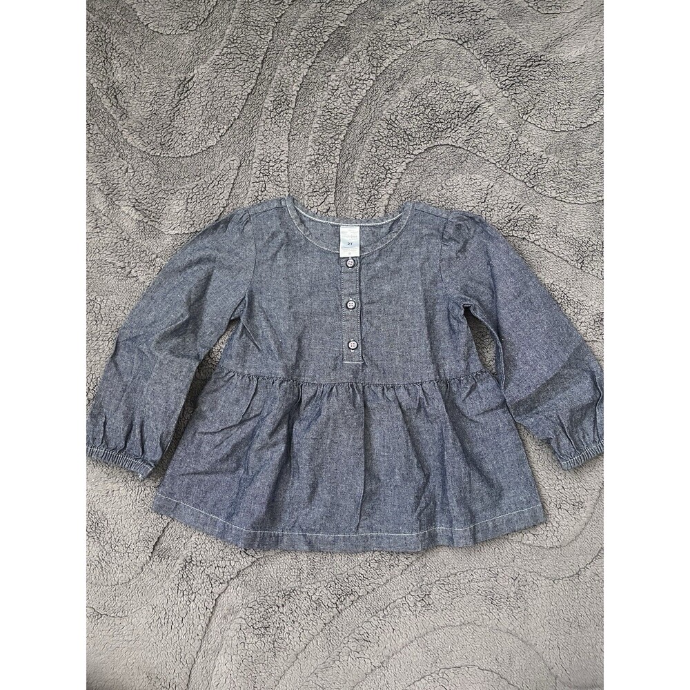 New Little Girls Jean Top Dress Size 2T